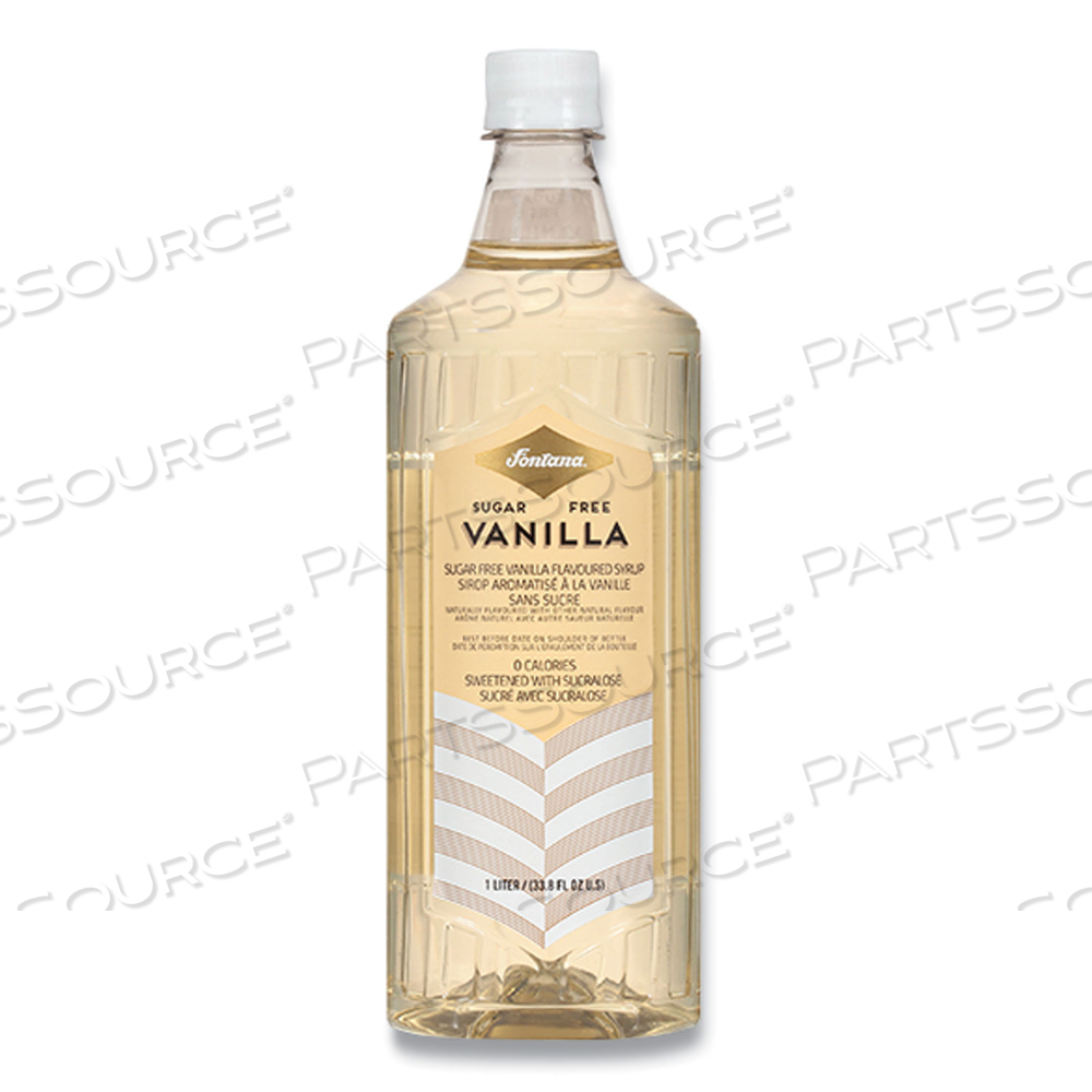 FLAVORED COFFEE SYRUP, SUGAR FREE VANILLA, 1 LITER by Fontana FLAVORED COFFEE SYRUP, SUGAR FREE VANILLA, 1 LITER by Fontana