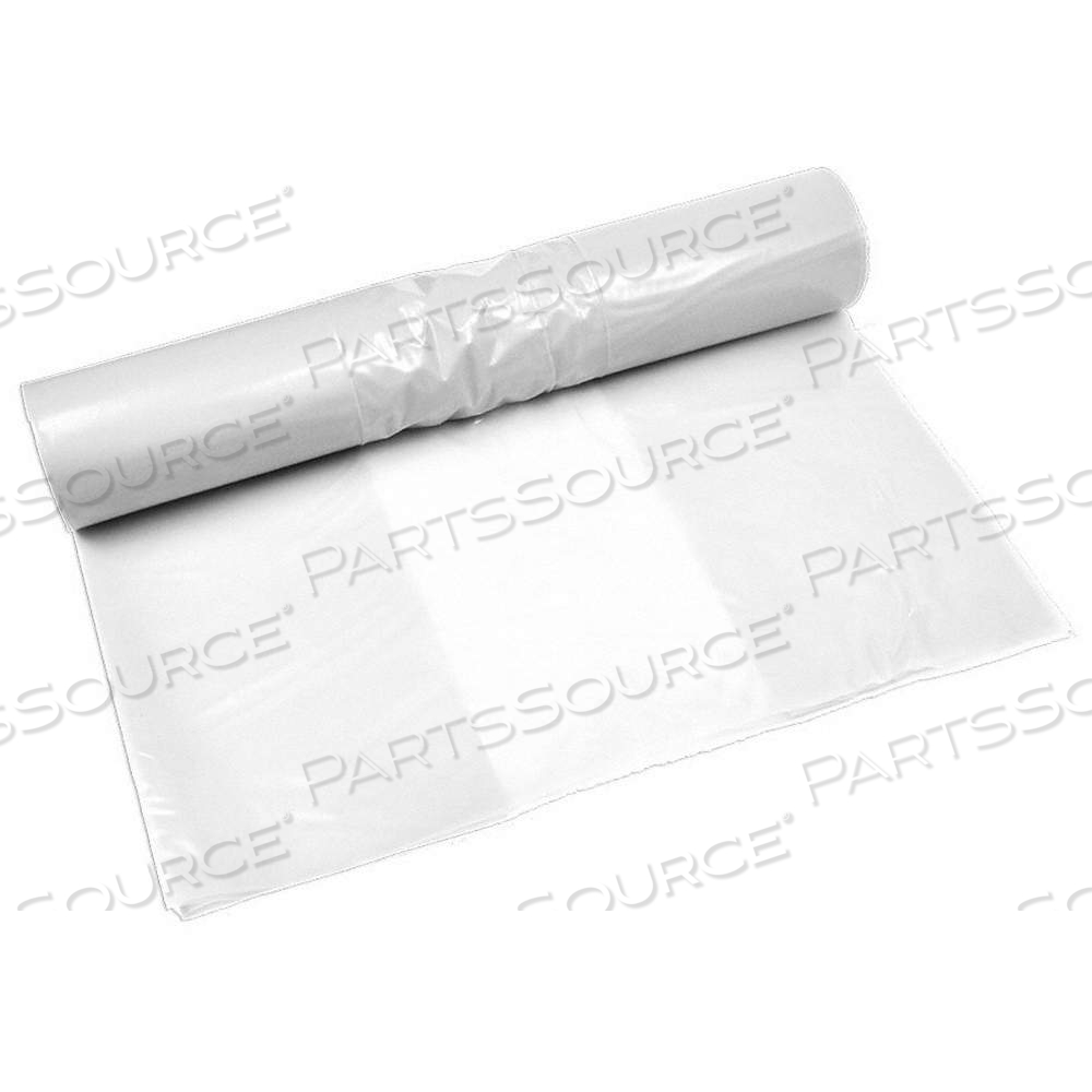 PRODUCE BAG, TWIST TIE, 8 IN LG, 6 1/2 IN WD, CLEAR, OPEN, FDA COMPLIANT by Approved Vendor