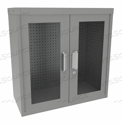 PEGBOARD WALL CABINET 30 H 30 W GRAY by Stanley Vidmar