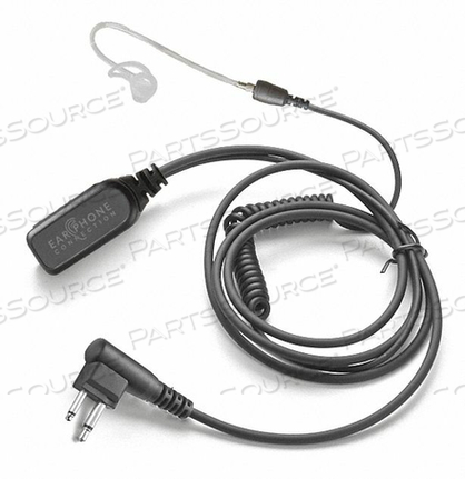 SHORT TUBE LAPEL MICROPHONE BLACK by Earphone Connection SHORT TUBE LAPEL MICROPHONE BLACK by Earphone Connection