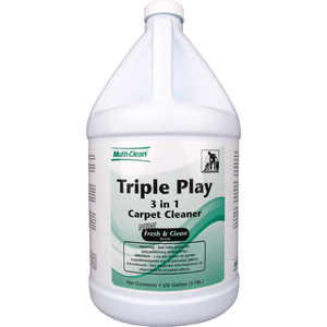 MULTI-CLEAN TRIPLE PLAY CARPET BIO-ENZYME CLEANER - FLORAL, GALLON BOTTLE, 4 BOTTLES by Minuteman International Inc.