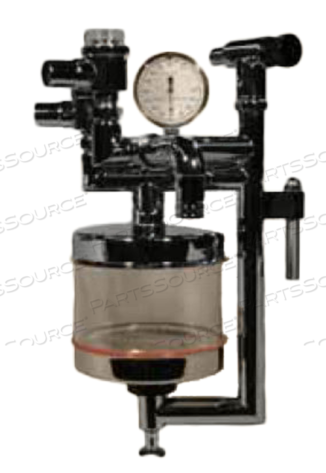 CO2 ABSORBER PEDIATRIC, WITH DIRECTIONAL & SCAVENGING VALVES, PRESSURE MANOMETER, 1CANISTER by Anesthesia Associates CO2 ABSORBER PEDIATRIC, WITH DIRECTIONAL & SCAVENGING VALVES, PRESSURE MANOMETER, 1CANISTER by Anesthesia Associates