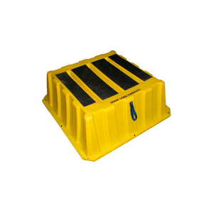 1 STEP PLASTIC STEP STAND LARGE - YELLOW 37"W X 37"D X 14"H by US Roto Molding 1 STEP PLASTIC STEP STAND LARGE - YELLOW 37"W X 37"D X 14"H by US Roto Molding