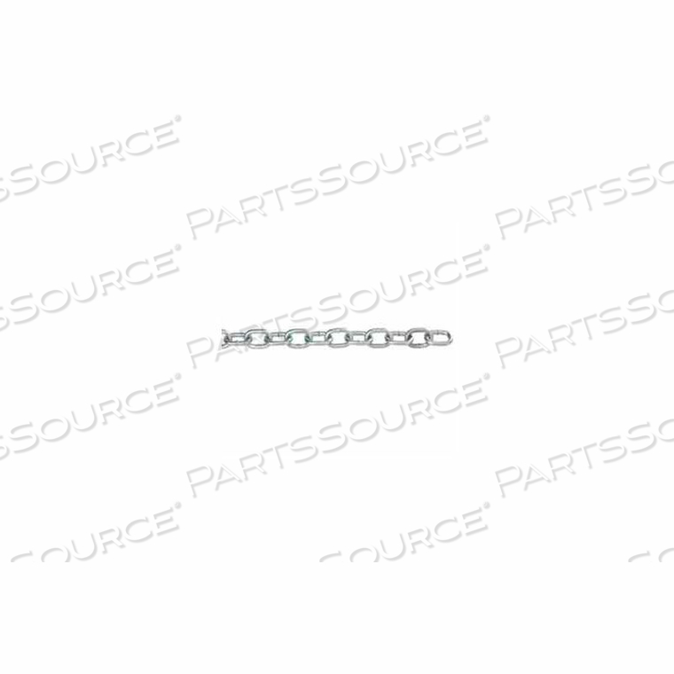 2/0 PASSING LINK CHAIN - 100 FEET/CARTON - ZINC PLATED 