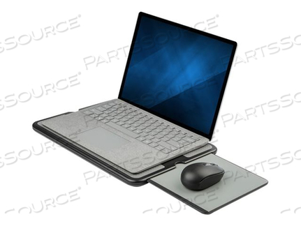STARTECH.COM LAP DESK - FOR 13" / 15" LAPTOPS - PORTABLE NOTEBOOK LAP PAD - RETRACTABLE MOUSE PAD - ANTI-SLIP HEAT-GUARD SURFACE (NTBKPAD) - NOTEBOOK 