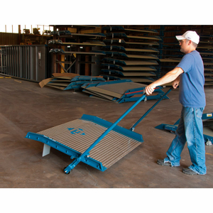 EZ-ROLL ATTACHMENT FOR BLUFF ALUMINUM DOCK BOARDS WITH STEEL CURBS by Bluff