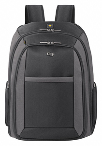 LAPTOP BACKPACK BLACK BALLISTIC POLY by United States Luggage
