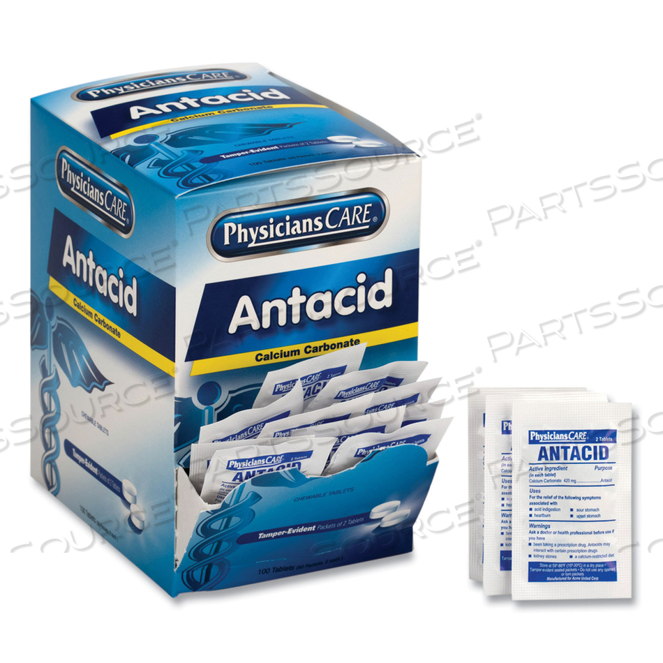 ANTACIDS AND INDIGESTION TABLET PK50 by Physicianscare ANTACIDS AND INDIGESTION TABLET PK50 by Physicianscare