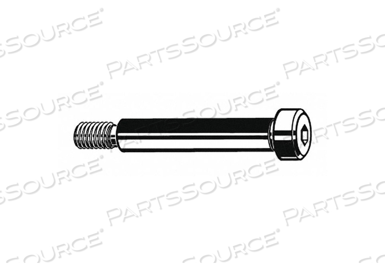 SHOULDER SCREW, STD SHOULDER SCREW, 5/8"-11 THR SIZE, 7/8 IN THR LG, 2 IN SHOULDER LG, STD, PLAIN by Fabory