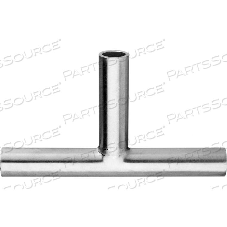 304 STAINLESS STEEL UNPOLISHED 90 DEGREE TEE FOR BUTT WELD FITTINGS - FOR 4" TUBE OD 