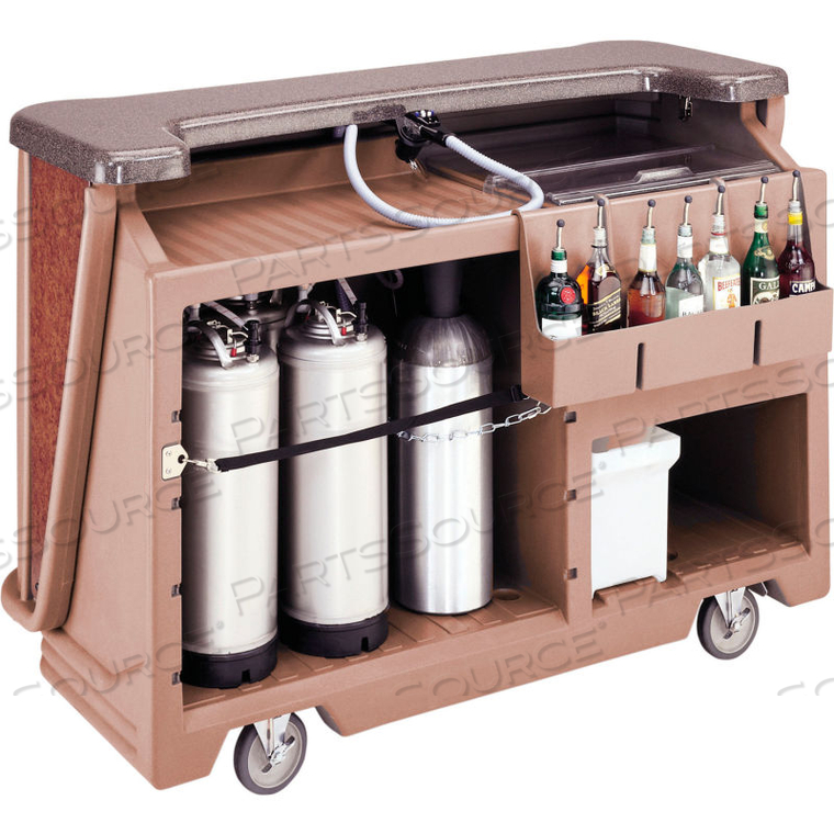 MID SIZE W/PRE-MIX SYSTEM SODA CANISTERS, SEDONA DECOR by Cambro MID SIZE W/PRE-MIX SYSTEM SODA CANISTERS, SEDONA DECOR by Cambro