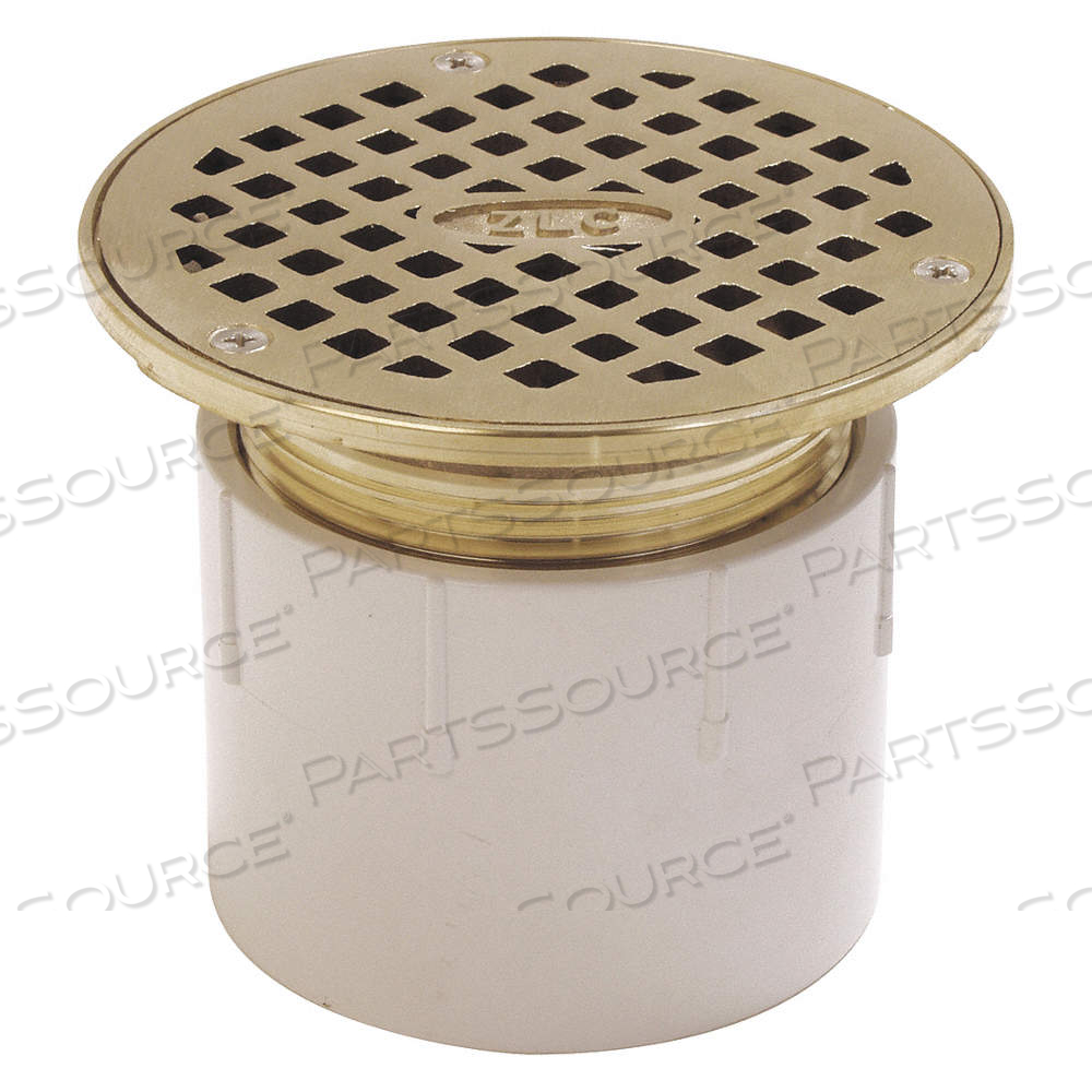 DRAIN ADJUSTABLE NICKEL PVC 4 by Zurn Industries LLC