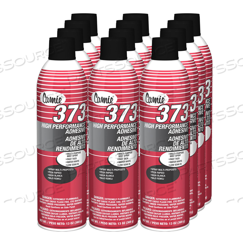 373 HIGH PERFORMANCE ADHESIVE, 12 OZ by Camie 373 HIGH PERFORMANCE ADHESIVE, 12 OZ by Camie
