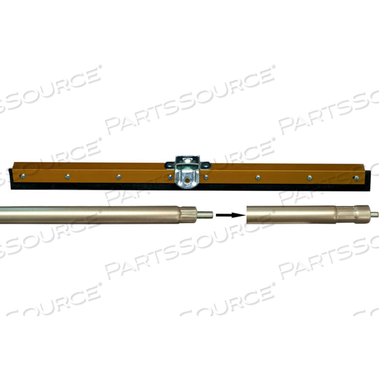 MILWAUKEE DUSTLESS 36" SPEED SQUEEGY, EPDM RUBBER WITH STEEL SECTIONAL HANDLE by Gordon Brush Mfg. Co., Inc. MILWAUKEE DUSTLESS 36" SPEED SQUEEGY, EPDM RUBBER WITH STEEL SECTIONAL HANDLE by Gordon Brush Mfg. Co., Inc.