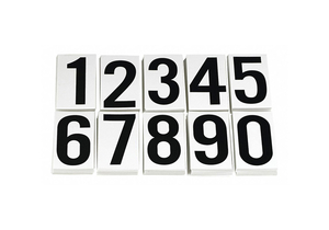 NUMBER KIT 0 THRU 9 BLACK by J.J. Keller & Associates