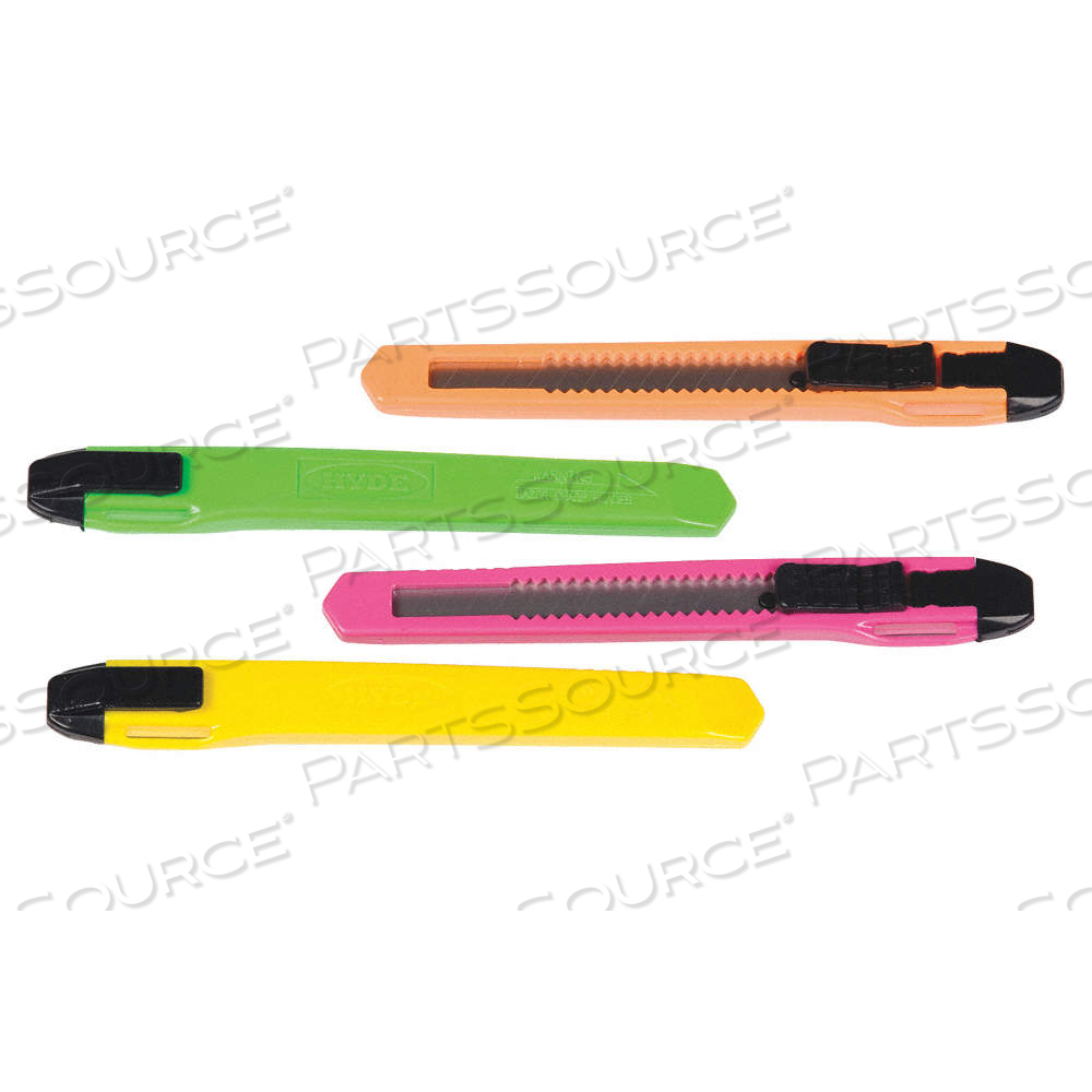 SNAP-OFF UTILITY KNIFE, 5 1/2 IN OVERALL LG, PLAIN, 13 SEGMENTS, 0 BLADES STORED by Approved Vendor SNAP-OFF UTILITY KNIFE, 5 1/2 IN OVERALL LG, PLAIN, 13 SEGMENTS, 0 BLADES STORED by Approved Vendor