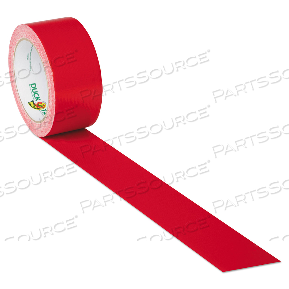 COLORED DUCT TAPE, 3" CORE, 1.88" X 20 YDS, RED by Duck