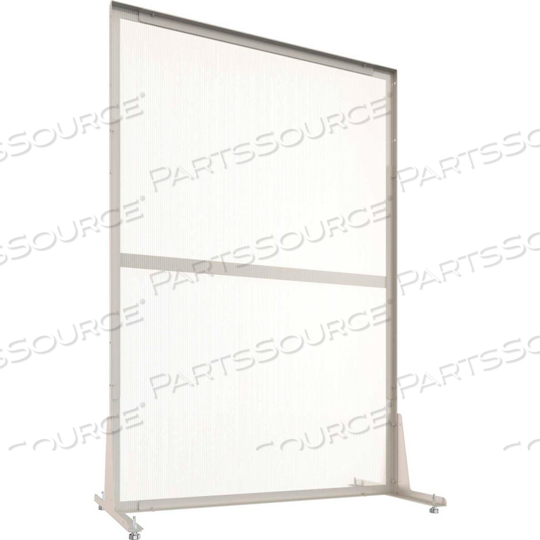 MODULAR PERSONAL SAFETY WORKBENCH PARTITION 48"W X 72"H - CLEAR 