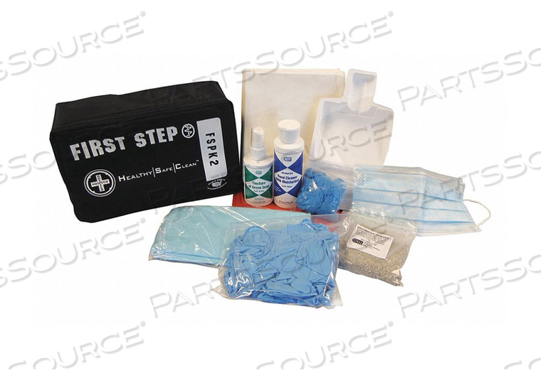 BIOHAZARD SPILL KIT CASE BLACK by Hospeco BIOHAZARD SPILL KIT CASE BLACK by Hospeco