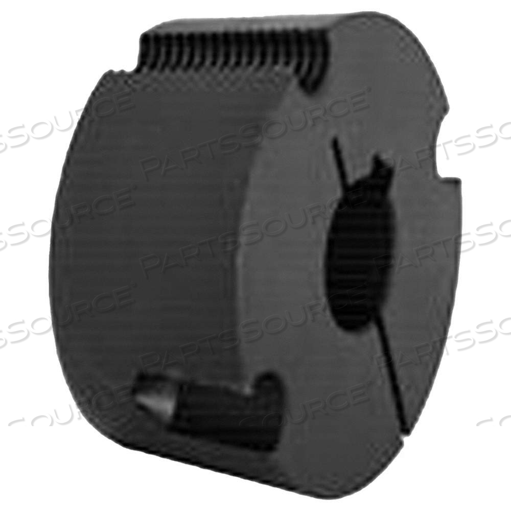 TAPER LOCK BUSHING, 1610, 19 MM BORE DIA, 1 IN OVERALL LG, 2.25 IN OVERALL DIA, 8° by B&B Manufacturing