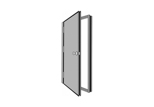 SECURITY DOOR HAND RIGHT 85 7/16X48 5/8 by Harvard Products