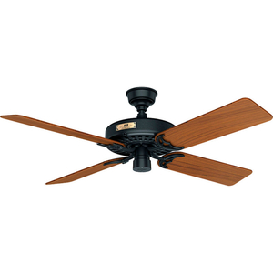 HUNTER ORIGINAL 52" DAMP CEILING FAN - BLACK by Hunter Fan Co. / Casablanca Fand Co.
