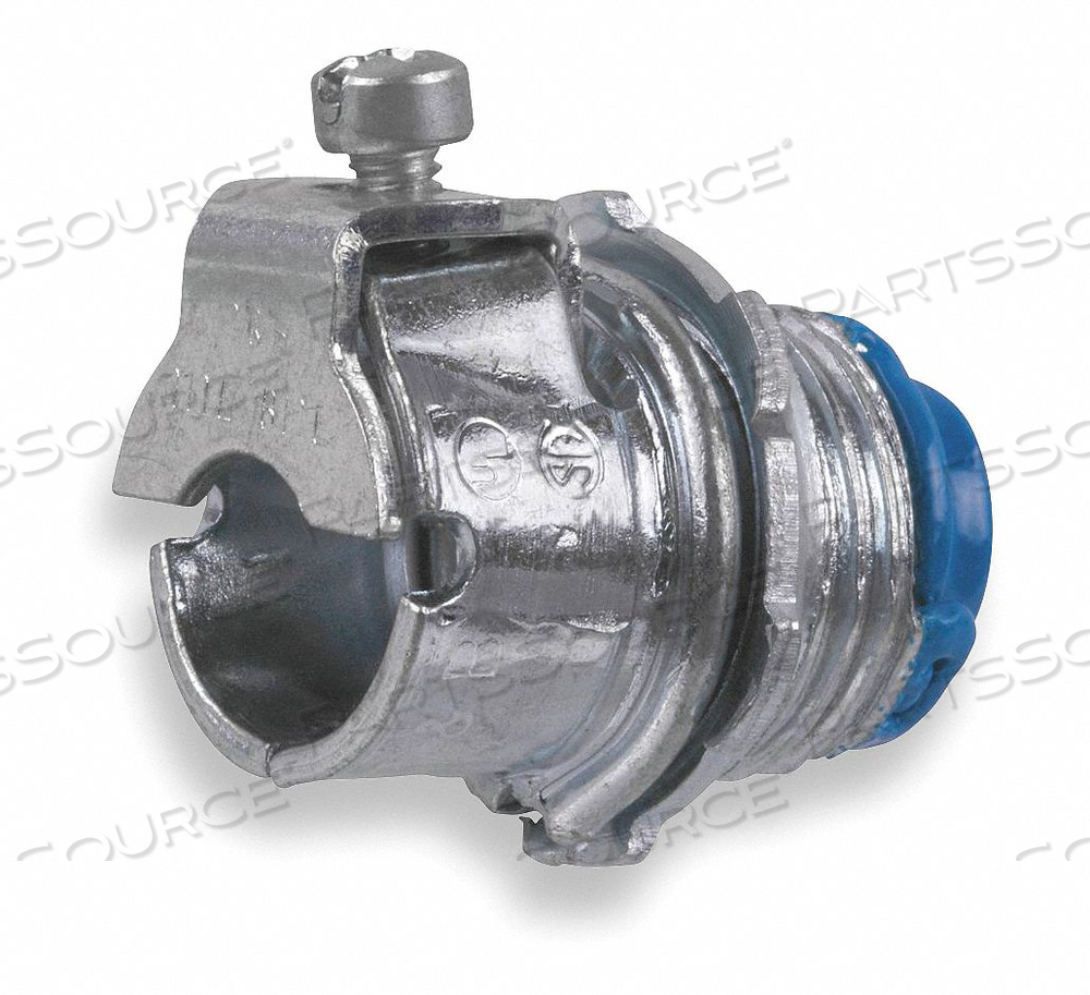 CONNECTOR, AC/FLEX CONDUIT, STEEL, STRAIGHT, 3/8 IN. by ABB, Inc. 