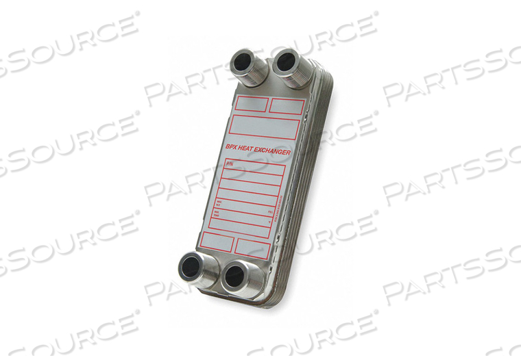 HEAT EXCHANGER BRAZED PLATE 60K BTU by Bell & Gossett HEAT EXCHANGER BRAZED PLATE 60K BTU by Bell & Gossett