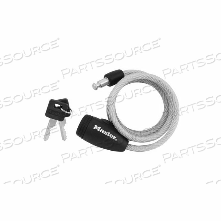 NO. KEYED CABLE LOCK 60"L by Master Lock