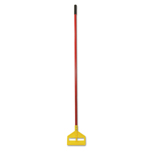 INVADER FIBERGLASS SIDE-GATE WET-MOP HANDLE, 60", RED/YELLOW by Rubbermaid Medical Division