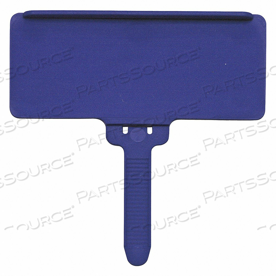 HANGING LABEL TAG BLUE PK25 by Quantum Storage Systems