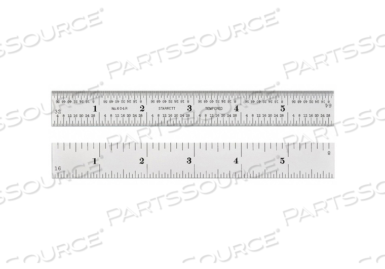 STEEL RULE HEAVY SPRING-TEMPERED 72 IN by Starrett