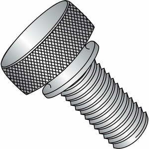 #6-32 X 3/8" KNURLED THUMB SCREW W/ WASHER FACE - FT - 18-8 STAINLESS STEEL - PKG OF 100 by Kanebridge Corporation