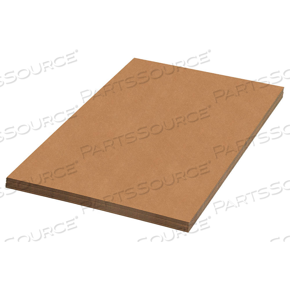 CORRUGATED PADS, 36 IN WD, 72 IN LG, 5/32 IN THICK, 32 ECT, SINGLE WALL by Approved Vendor CORRUGATED PADS, 36 IN WD, 72 IN LG, 5/32 IN THICK, 32 ECT, SINGLE WALL by Approved Vendor