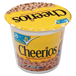 CHEERIOS BREAKFAST CEREAL, SINGLE-SERVE 1.3 OZ CUP, 6/PACK by General Mills