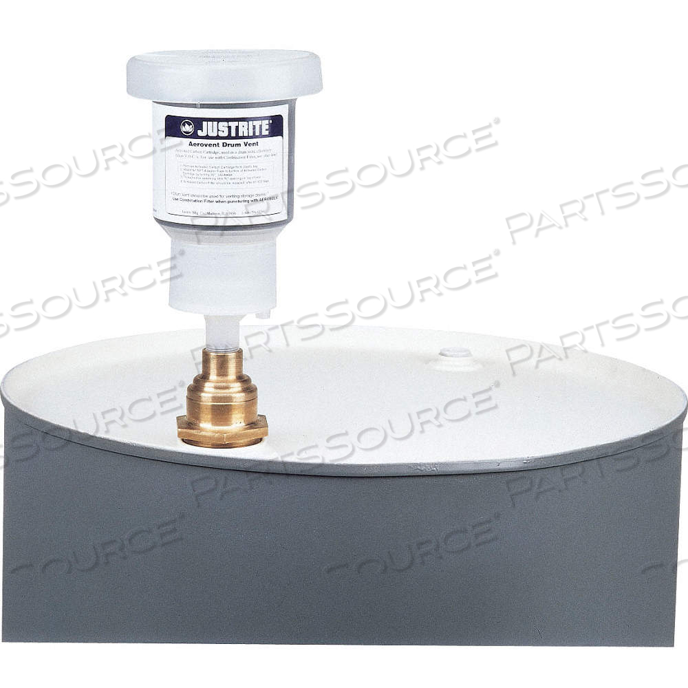 AEROVENT DRUM VENT FOR 2" BUNG, WHITE, 3 PSI MIN OPENING PRESSURE, 2 IN PIPE SIZE by Approved Vendor