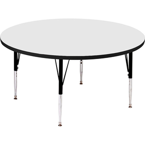 ACTIVITY TABLES, 42"L X 42"W, STANDARD HEIGHT, ROUND - WHITE by Correll