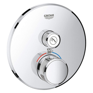 SNGL FUNC THERMOSTATIC TRIM GROHE CHROME by Grohe