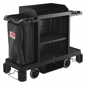 HOUSEKEEPING CART PREMIUM 360 DEG. CASTR by Suncast Commercial