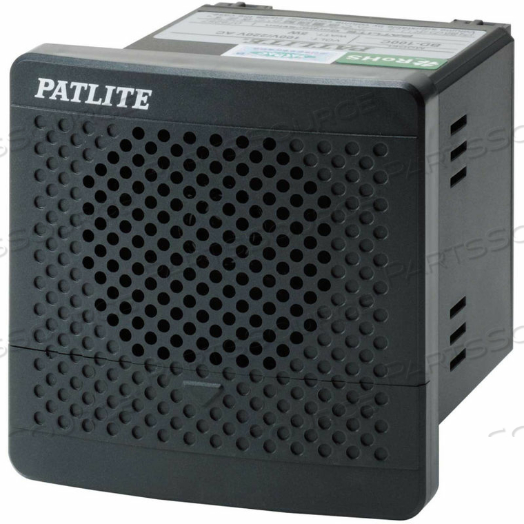 4-CHANNEL SMART ALERT ALARM, 32 PRE-PROGRAMMED, DARK GRAY, DC24V by Patlite USA Corporation 4-CHANNEL SMART ALERT ALARM, 32 PRE-PROGRAMMED, DARK GRAY, DC24V by Patlite USA Corporation