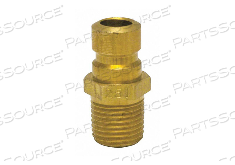 PLUG 1/4 1/8 MPT BRASS by Foster