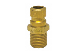 PLUG 1/4 1/8 MPT BRASS by Foster