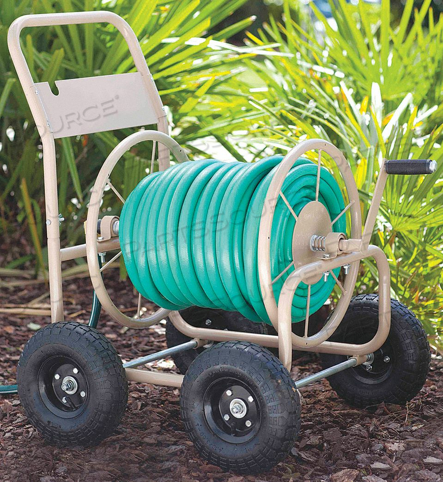 GARDEN HOSE REEL, GARDEN HOSES, HOSE CAPACITY 300 FT (5/8 IN I.D.), MINIMUM OPERATING PRESSURE 20 PSI, MAXIMUM OPERATING PRESSURE 150 PSI, R by Liberty Hose and Supply, Inc. GARDEN HOSE REEL, GARDEN HOSES, HOSE CAPACITY 300 FT (5/8 IN I.D.), MINIMUM OPERATING PRESSURE 20 PSI, MAXIMUM OPERATING PRESSURE 150 PSI, R by Liberty Hose and Supply, Inc.