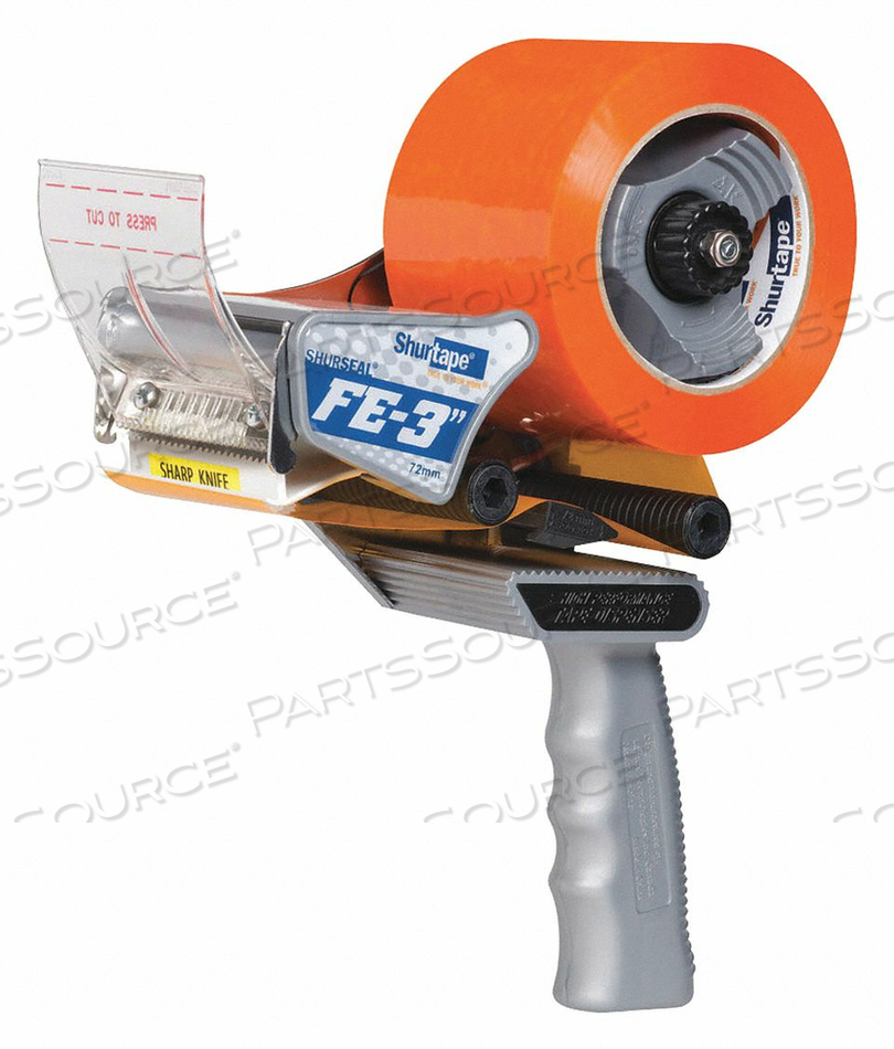 HANDHELD TAPE DISPENSER 72MM W GRAY by Shurtape HANDHELD TAPE DISPENSER 72MM W GRAY by Shurtape