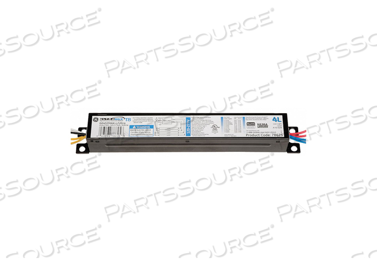 ULTRASTART® BALLAST, ELECTRONIC, LFL, INSTANT START, 120-277V, 3/4 LAMPS, 101W, T8, T12 by GE Lighting