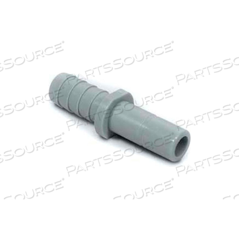 3/8" TUBE BARB CONNECTOR W/ 3/8" TUBE I.D. - PUSH-IN FITTING 