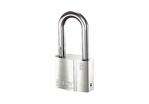 KEYED PADLOCK 1 IN RECTANGLE SILVER by Abloy