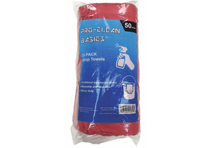 RED SHOP TOWELS PK50 by Proclean Basics