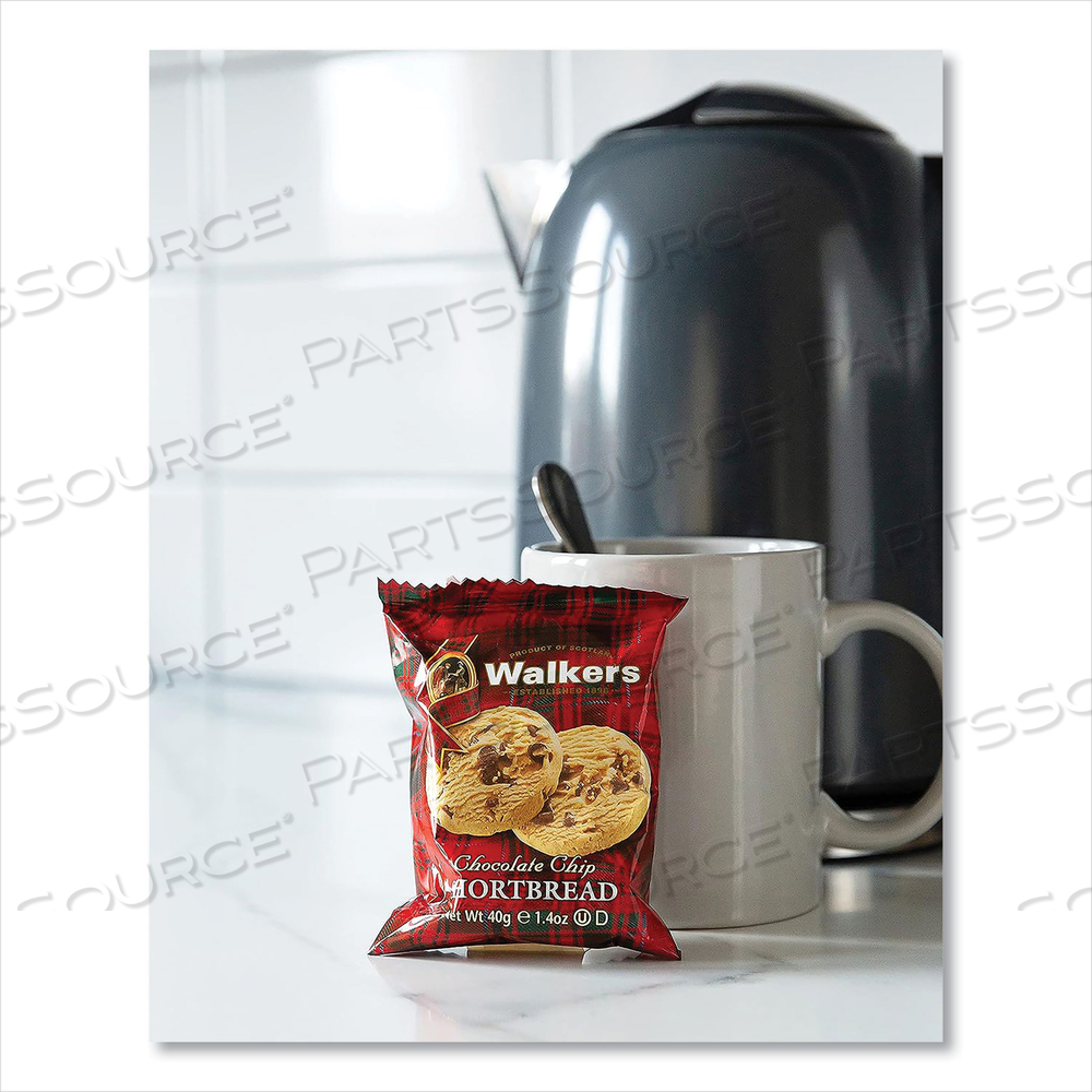 SHORTBREAD COOKIES, CHOCOLATE CHIP, 1.4 OZ PACK by Walkers