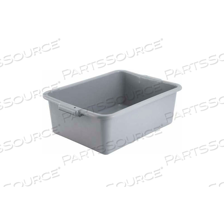 BUS BOX, GRAY, POLYPROPYLENE, 21-1/2"D X 15-3/4"W X 7-1/4"H, NSF by Winco DWL International, LLC